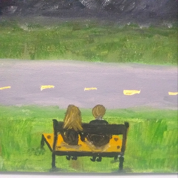 🎁Oil Painting "Sparkling Romance" - Picture 3 of 6